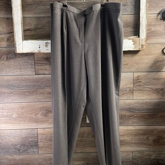 Covington Women Stretch Dress Pants, Size 24WP, Petite, Grayish Black - Picture 1 of 5